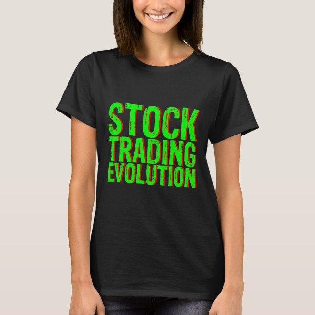Camiseta Evolução da Bolsa de Valores (Frente)