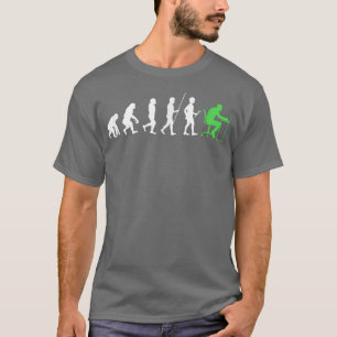 Camiseta Evolução da ciência divertida do nerd para uma TI