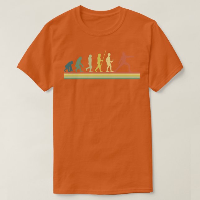 Camiseta Evolução da circunscrição retrorativa (Frente do Design)