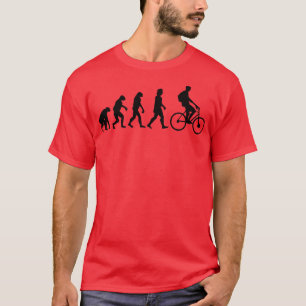 Camiseta Evolução da Condução de Bicicletas
