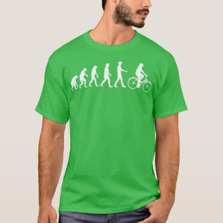 Camiseta Evolução da Condução de Bicicletas 2