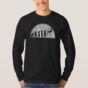 Camiseta Evolução Da Evolução Das Aves De Capoeira Das Clim