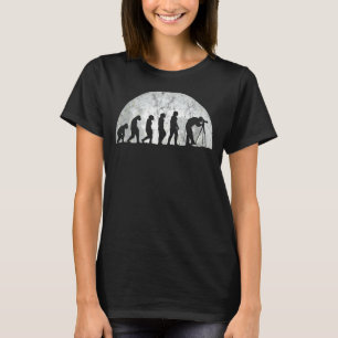 Camiseta Evolução Da Evolução Fotográfica Do Homem