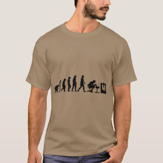Camiseta evolução da impressora 3D hob de impressão