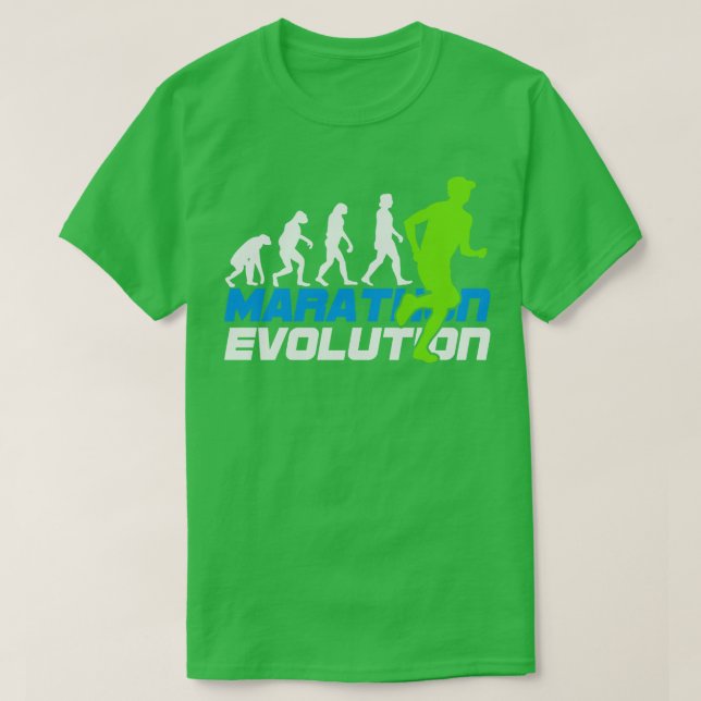 Camiseta evolução da maratona (Frente do Design)