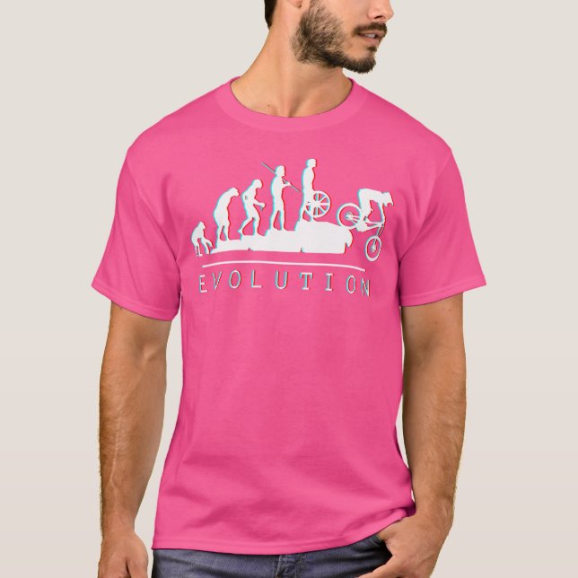 Camiseta Evolução Da Mtb (Branco) (Frente)