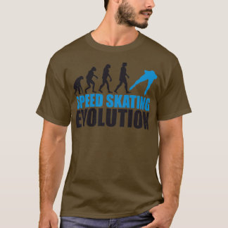 Camiseta evolução da patinação de velocidade 1