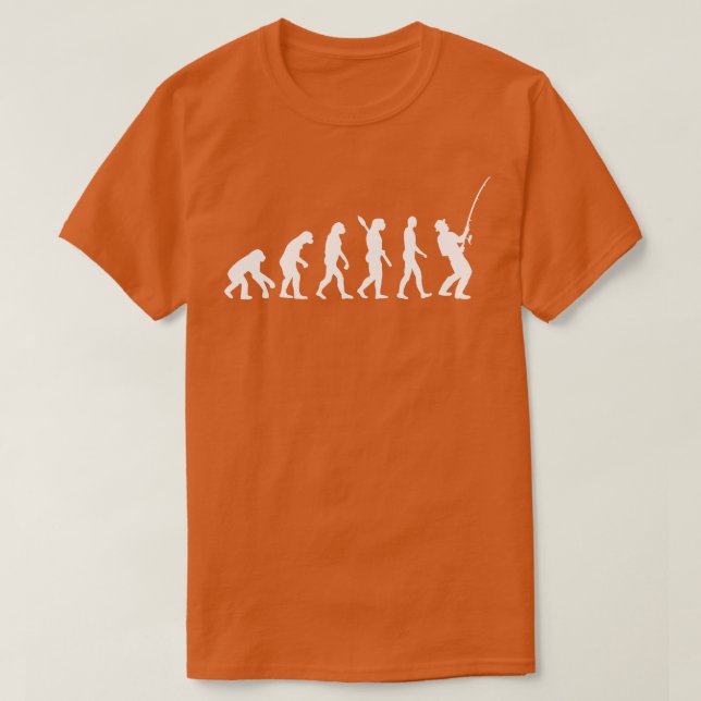 Camiseta Evolução da pesca (Frente do Design)