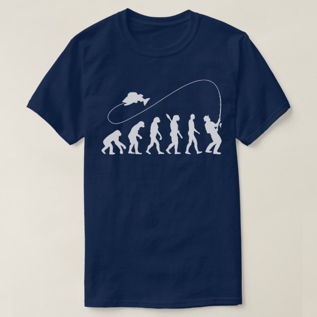 Camiseta Evolução das pescas 2 (Frente do Design)