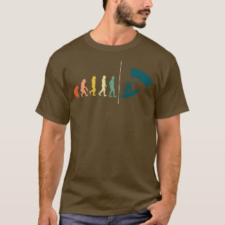 Camiseta Evolução de Kiteboarder Água Presente para Esporte