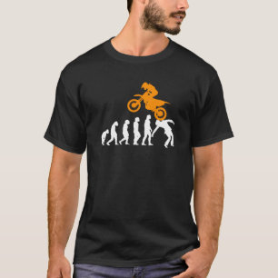 Camiseta Evolução de motocicleta Esporte de motocicleta mot