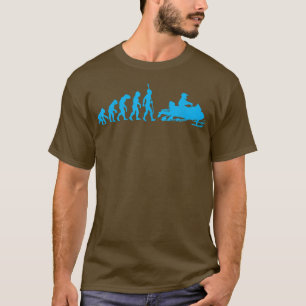 Camiseta Evolução de Motociclos Snowmobile