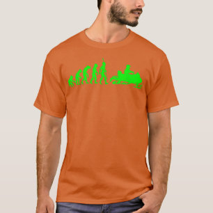Camiseta Evolução de Motociclos Snowmobile