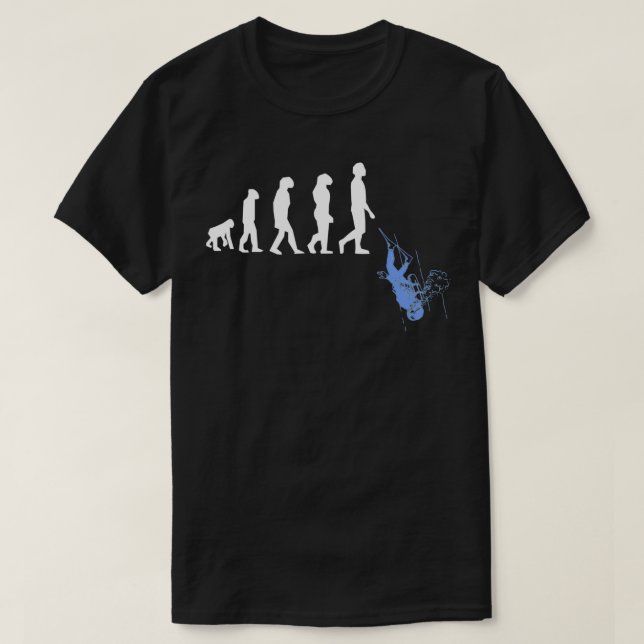 Camiseta Evolução De Um Mergulhador Scuba Snorkel Scub (Frente do Design)