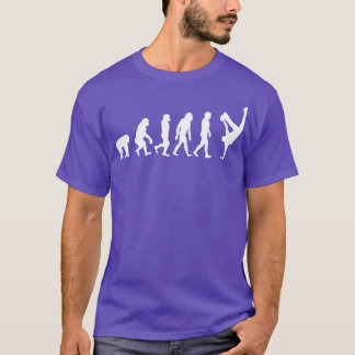 Camiseta Evolução de um soldado Dançarino Engraçado present