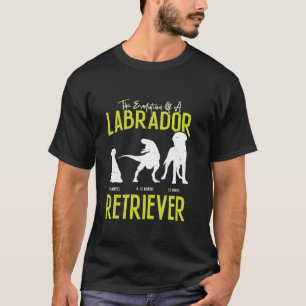 CAMISETA EVOLUÇÃO DE UM TITULAR DE RECUPERAÇÃO DE LABRADOR 
