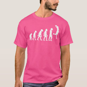 Camiseta Evolução Divertida de Jogador de Basquete Humano A