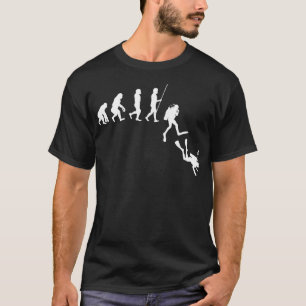 Camiseta Evolução Dividindo da Evolução do Homem Engraçado