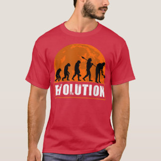 Camiseta Evolução Do Agricultor Humano Evolução Engraçada D