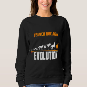 Camiseta Evolução do Cão-Bulldog Francês