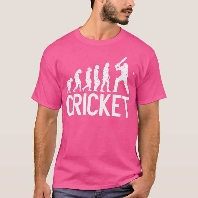 Camiseta Evolução Do Críquete (Frente)