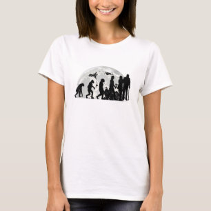 Camiseta Evolução do Cuidador Cuidados Idosos