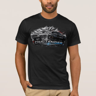 Camiseta Evolução do Desafiante Muscle Car Clássico para Mo