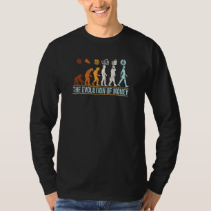 Camiseta Evolução Do Dinheiro Bitcoin Btc Cripto