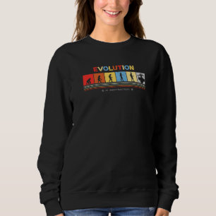 Camiseta Evolução Do Drummer Do Ser Humano Retroativo Da Dr