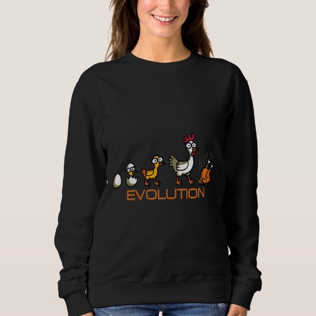 Camiseta Evolução do frango (Frente)
