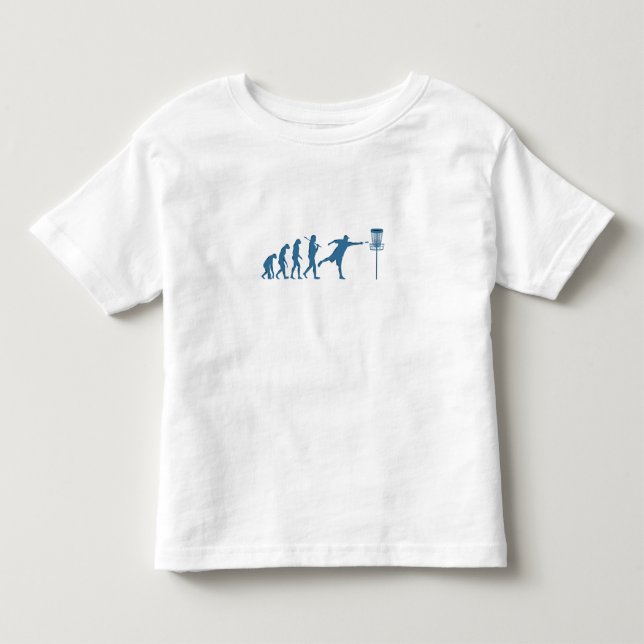 Camiseta Evolução do Golf de Disco - Presente Divertido par (Frente)