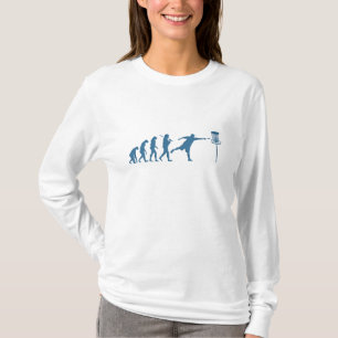 Camiseta Evolução do Golf de Disco - Presente Divertido par