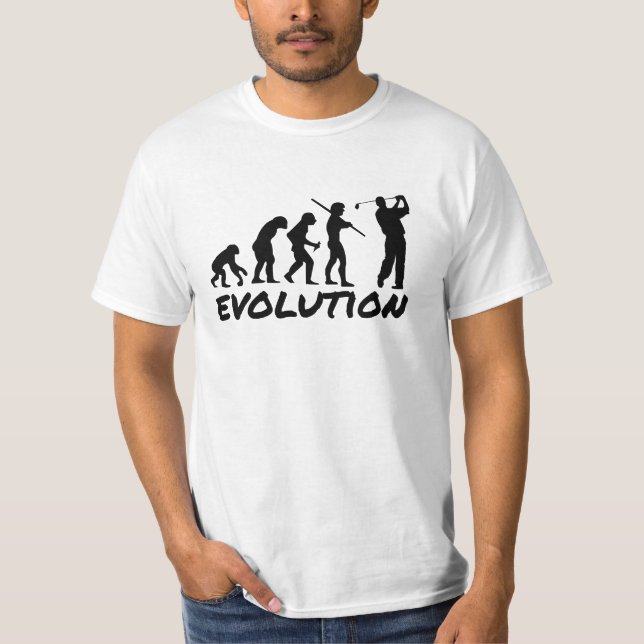 Camiseta Evolução do golfe (Frente)