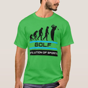 Camiseta Evolução do Golfe dos Esportes
