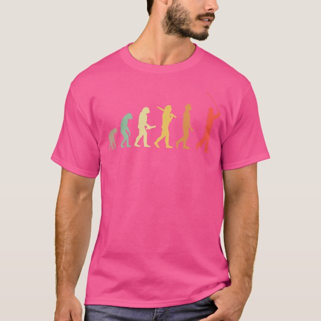 Camiseta Evolução do Golfe para Golfistas Jogadores de Golf (Frente)