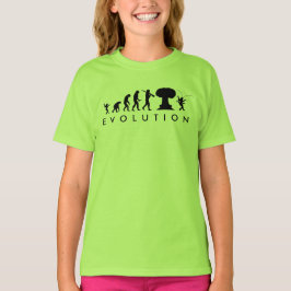 Camiseta Evolução do Homem & Barata Gráfico Divertido de Ev