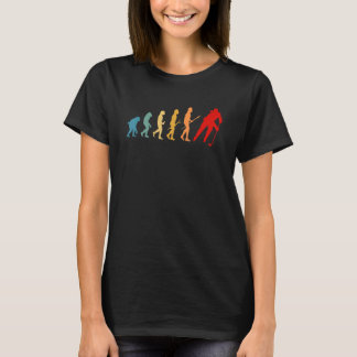 Camiseta Evolução do Hóquei Retro para Jogador de Hóquei