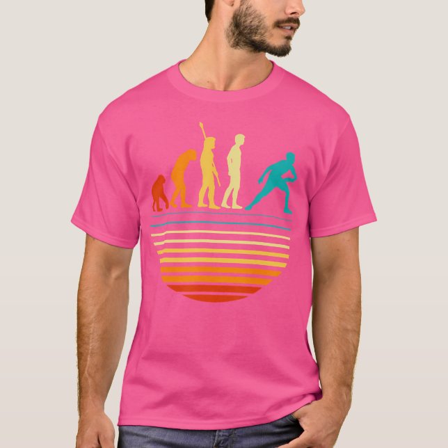 Camiseta Evolução do Jogador de Golfe do Disco I (Frente)