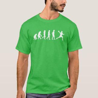 Camiseta Evolução do jogador de queimada retrô
