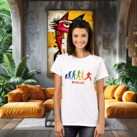 Evolução do Karate Silhueta Design de Artes Marcia