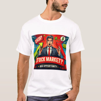Camiseta Evolução do mercado de ações
