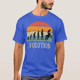 Camiseta Evolução do moto de humor de enduro de moto