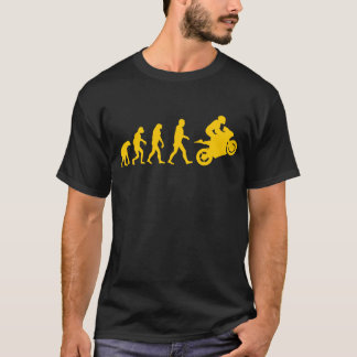 Camiseta Evolução do motociclista