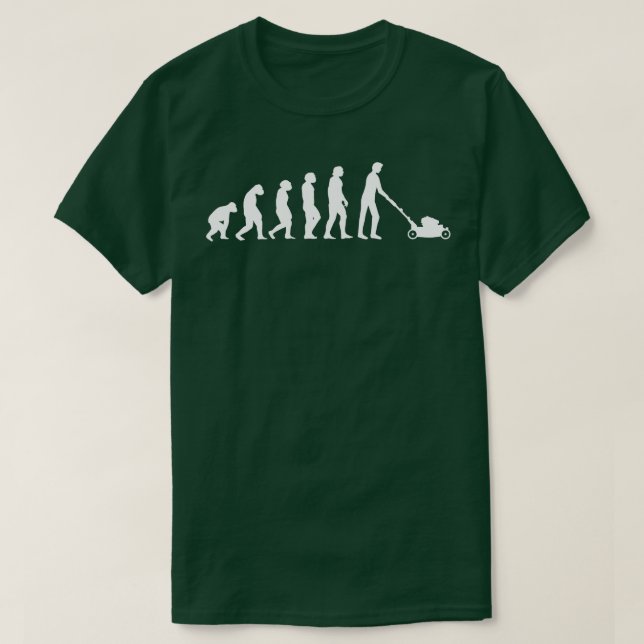 Camiseta Evolução do poder do jardineiro (Frente do Design)