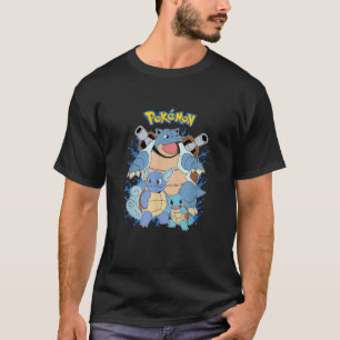 Camiseta Evolução do Pokémon Squirtle