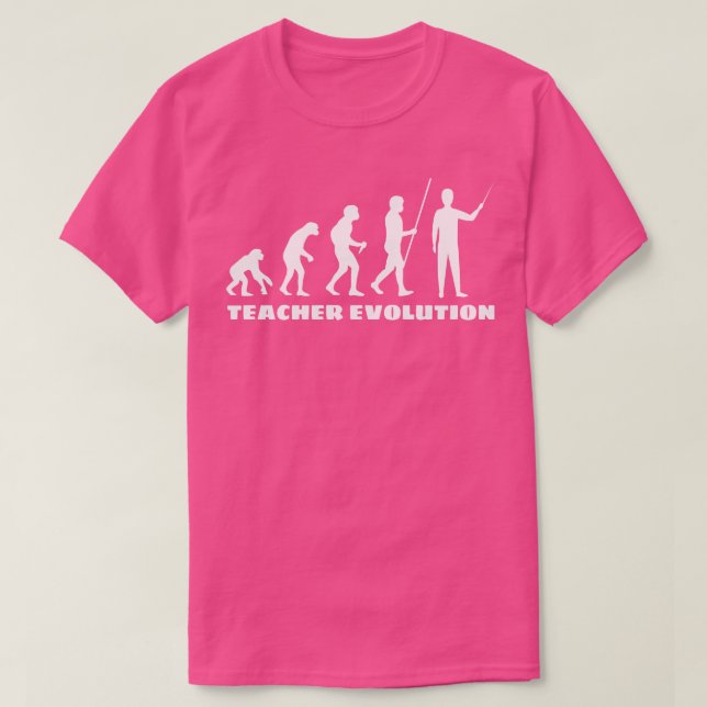 Camiseta Evolução do Professor (Frente do Design)