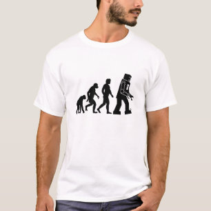 Camiseta Evolução do robô - nossos Overlords novos do ro