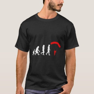 Camiseta Evolução Do Skydiving Para Professor De Mergulha