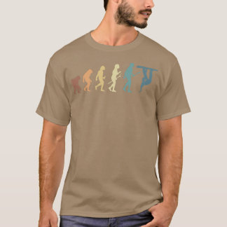 Camiseta Evolução do Snowboarding Snowboarder Neve Inverno