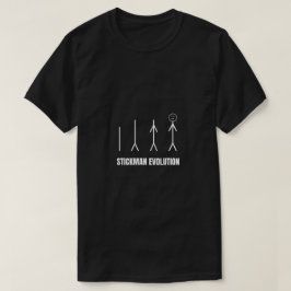 Camiseta Evolução do Stickman
